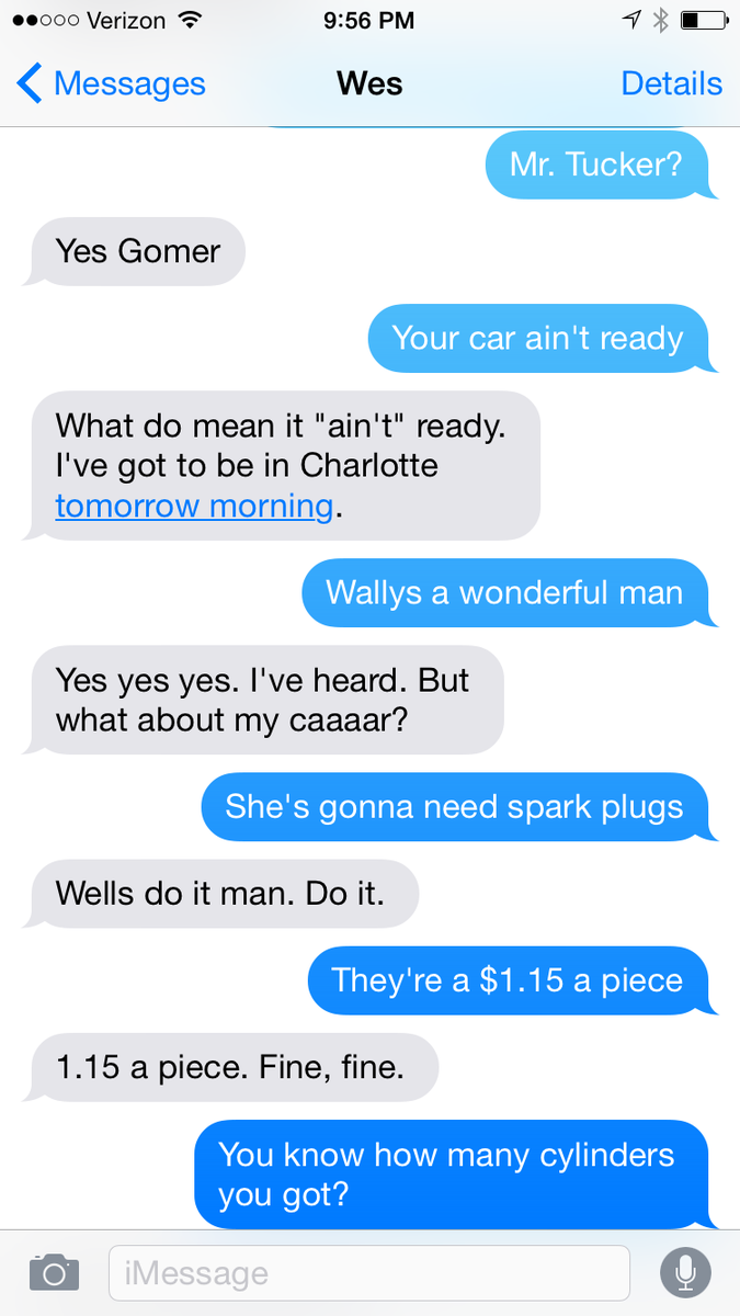 ModernTAGS's tweet photo. Malcolm Tucker and Gomer Texting. http://t.co/27IosPffPz