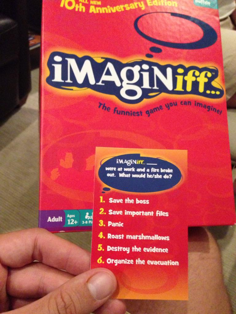 Playing Imagine If and I was the topic #FamilyGameNight #entrepreneur #pickme #SAVETHEBOSS