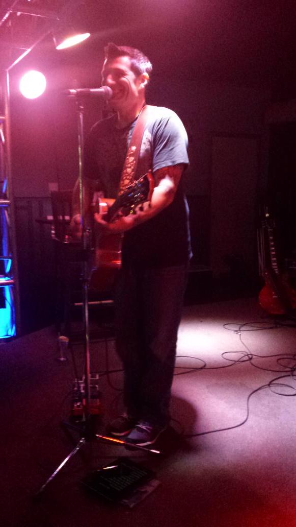 wakinglifemusic's tweet photo. Cory Cruise from St. Catherine's hits the stage here @mannys_place http://t.co/6P3oZj9D9L
