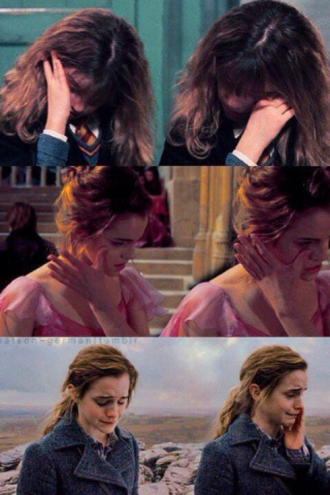 Ron Weasley is such a great character, but I HATE it when he makes Hermione cry. She doesn't deserve it.