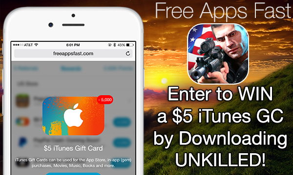 FreeAppsFast's tweet photo. ✅RETWEET to Win $5 iTunes GC👇
🔥Install UNKILLED + Open ⬇️
🌎HERE ➡️ http://t.co/MgBymltNYI ❤️
🎁rely w/ referral http://t.co/V1ZAoSkr1e