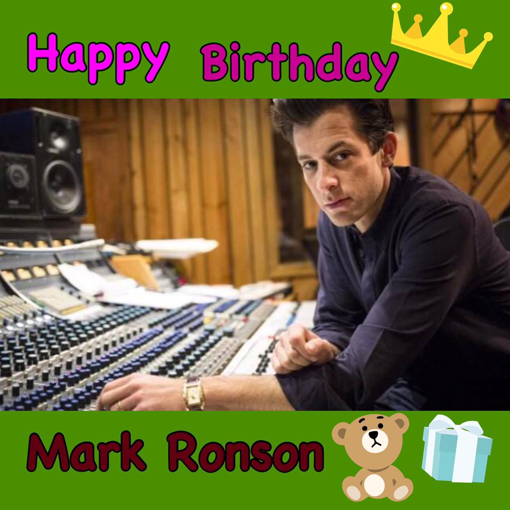  Happy birthday Mark Ronson       