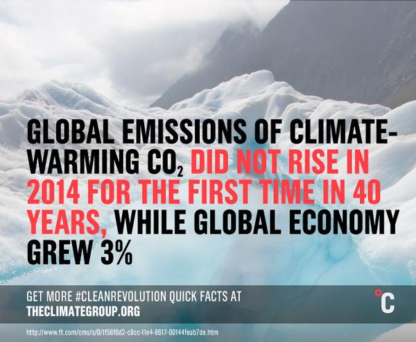 ClimateReality's tweet image. Retweet if you know we don’t have to choose between the economy and our climate. @ClimateGroup