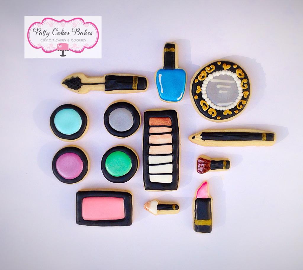 Patty Cakes Bakes on Twitter "Makeup cookies using Sweetambs tutorial