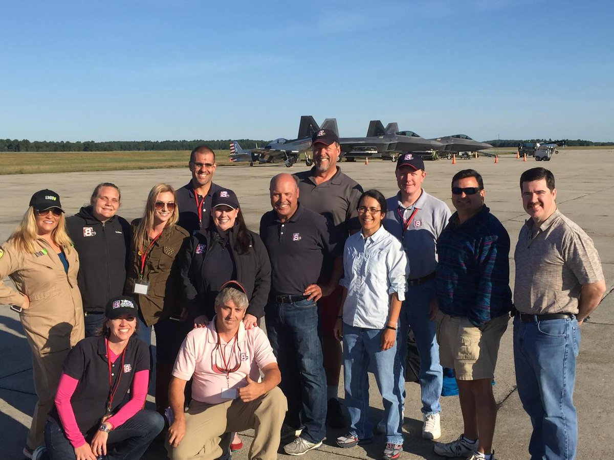 JournAB's tweet photo. The whole @WMTWTV crew for our live #wmtwairshow It's a wrap! http://t.co/9xGbR29cOZ