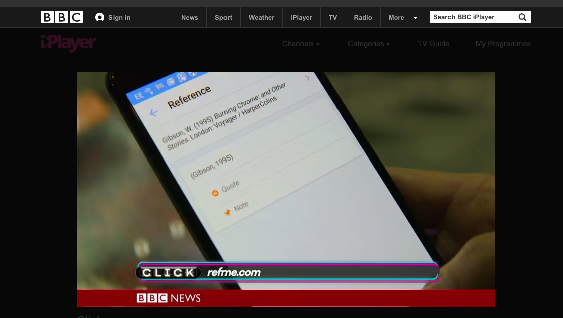alicebonasio's tweet photo. Fantastic to see @GetRefME featured today in @BBCClick in roundup of best back-to-school tools by @katerussell http://t.co/LuLvtQzGcl