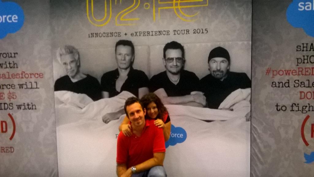 sibillacumana's tweet photo. @RED #poweREDbysalesforce #U2 #Tourin @U2 http://t.co/mhnrBaK8jW