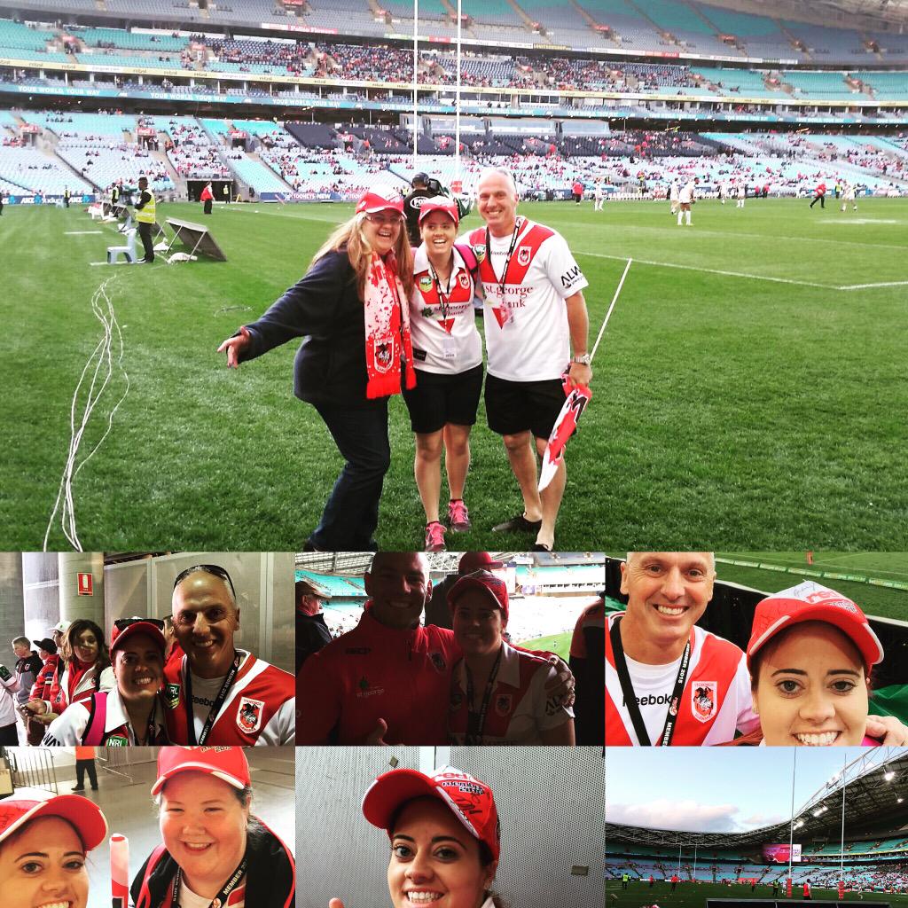 kriiken's tweet photo. Thanks to the @NRL_Dragons for always looking after the members #redv #pitchparade #anz #members #footy #love #life http://t.co/fEaRaF42qQ