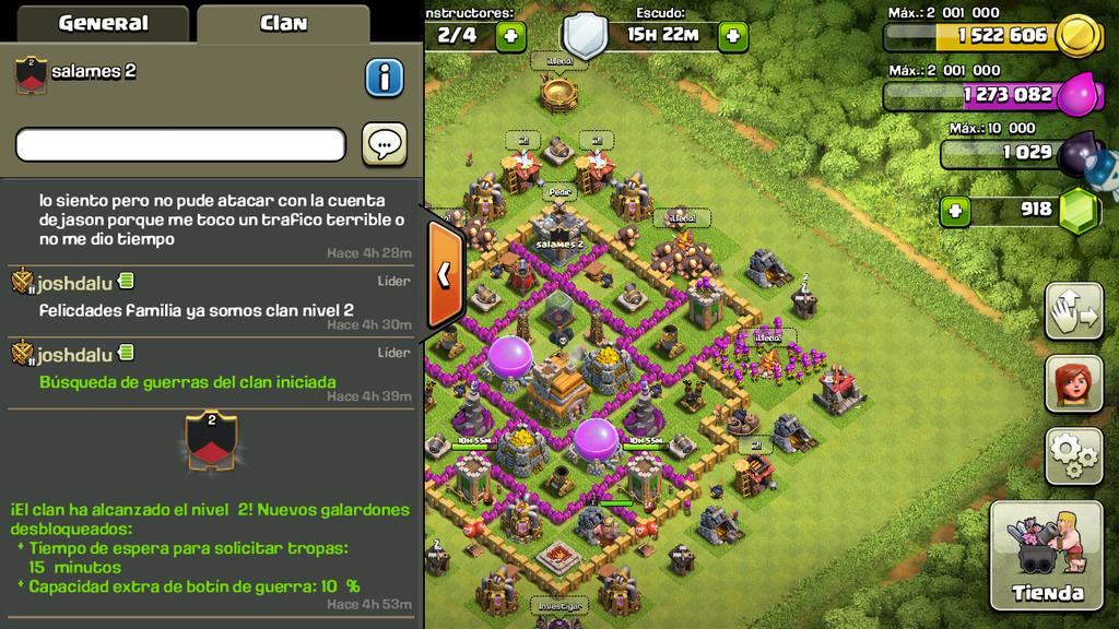 clan_salames's tweet photo. Y en nuestra cantera ya somos nvl 2!! Enhorabuena amigos! Subiendo rapido! http://t.co/N5DBNYwfaZ
