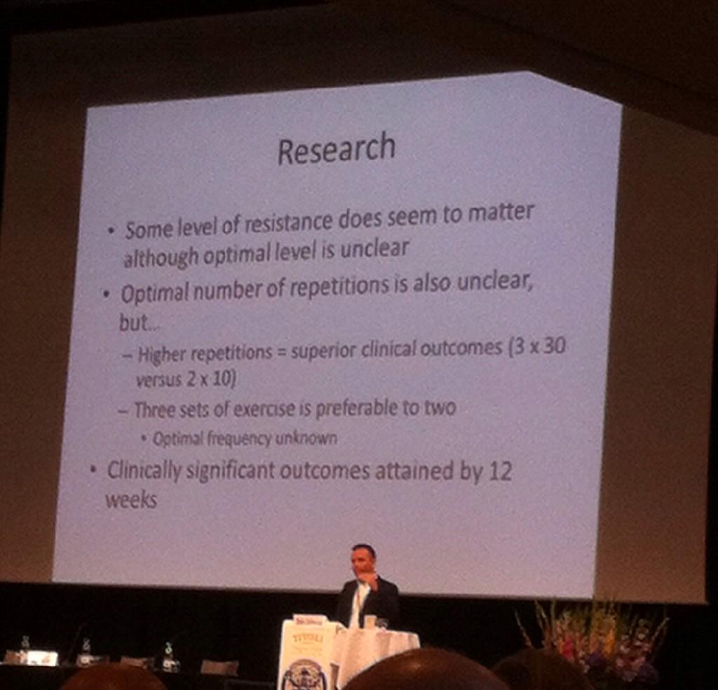 physio_audette's tweet image. Persevere... Takes 12 weeks #MII2015 #MDT #shoulderexercise @PhysioChris