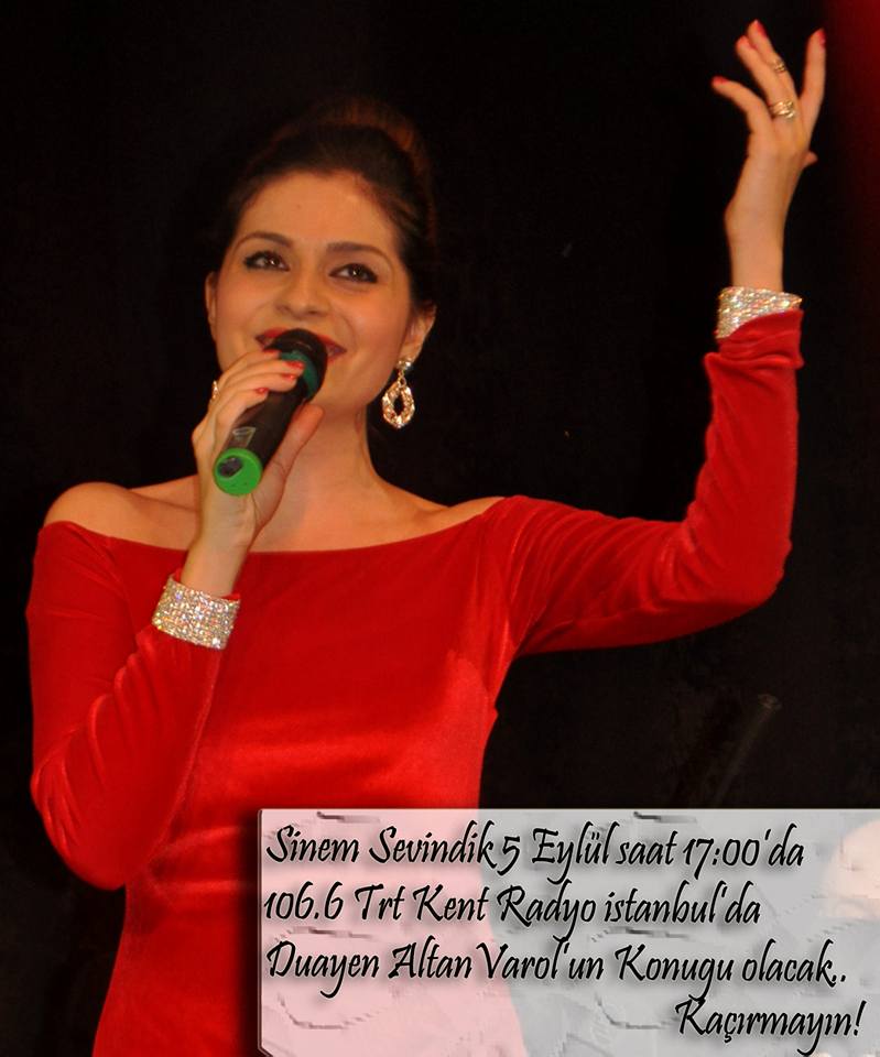 Sinem Sevindik Bugün Saat 17:00'da 106.6 Trt Kent Radyo İstanbul'da Duayen Altan Varol'un Konuğu Olacak Kaçırmayın!