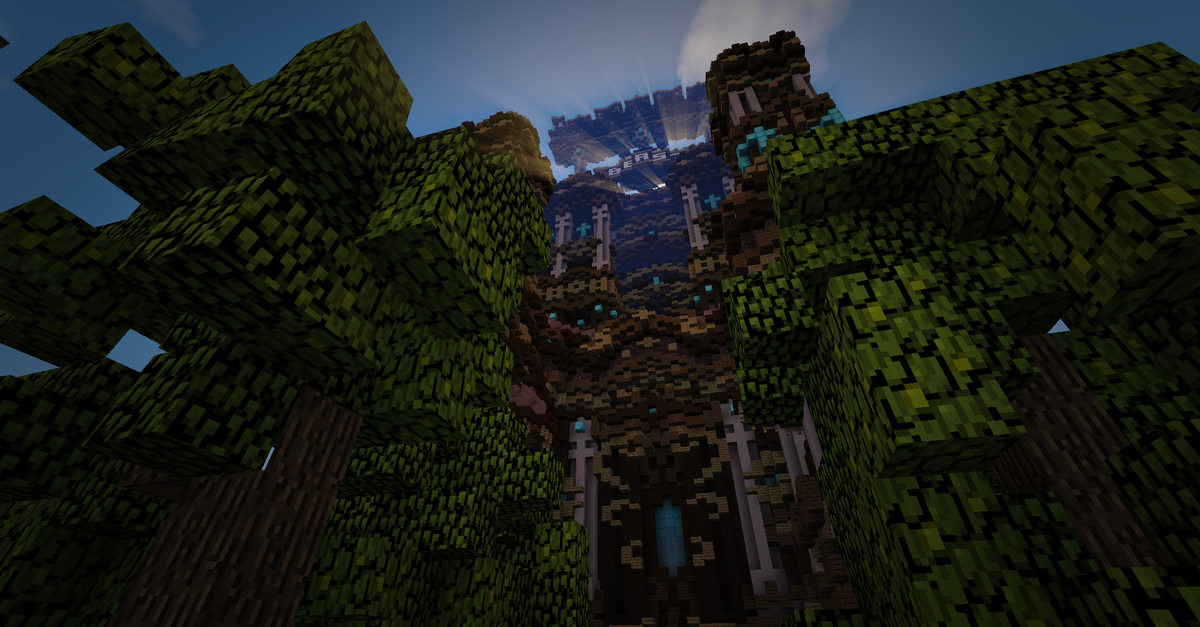 BeaSaint_'s tweet image. Shader shot of a @CreativeBlocks_ plot i made weeks ago ! Hope u like it :)