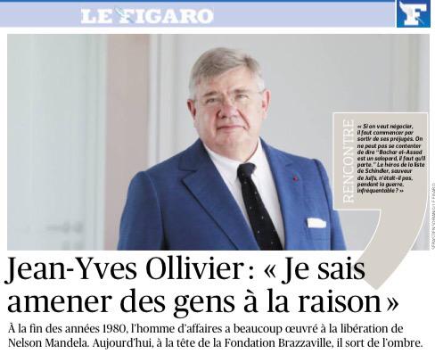 GuillaumeDIDIER's tweet photo. Dans Le Figaro interview rare d'un homme de l'ombre @JeanY_Ollivier pdt de @BrazzaFound (abo)
http://t.co/wrCgyrqYHz http://t.co/vvX8HOqP8T