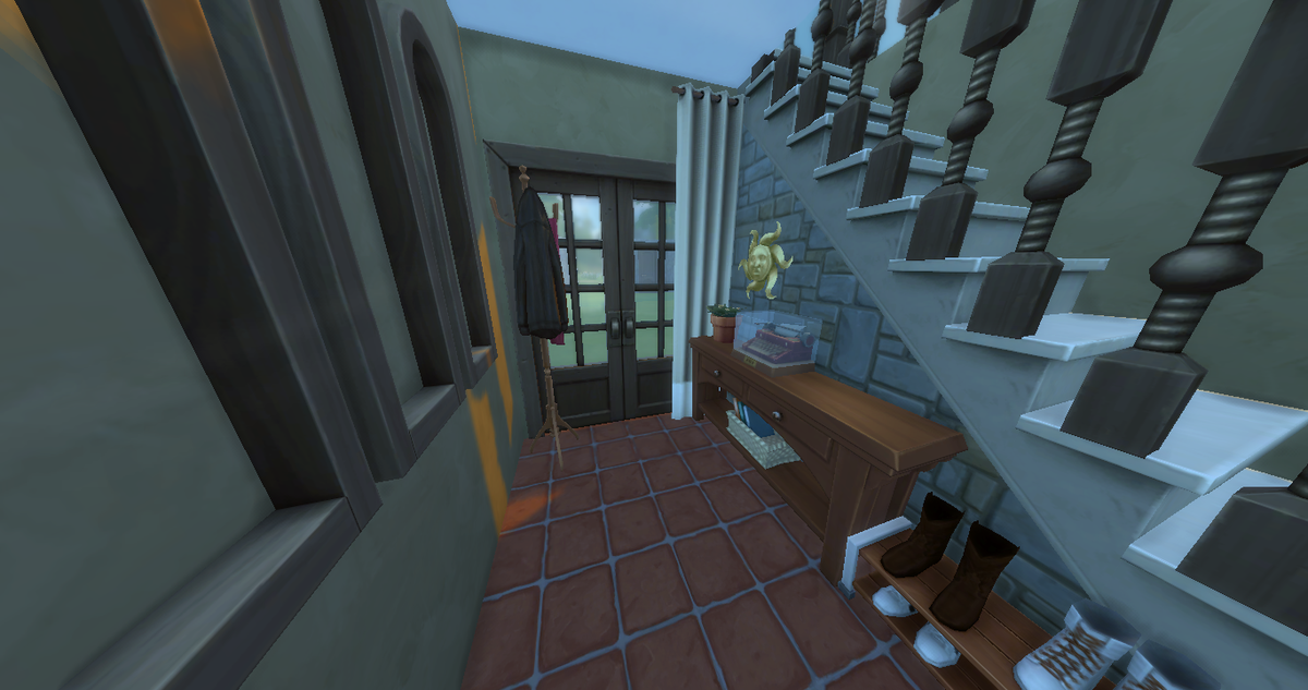 ChainSim's tweet photo. Showcase Ideas - Italian inspired foyer #Sims4 #ChainSim @TheSimCommunity http://t.co/7hqOS14TFq