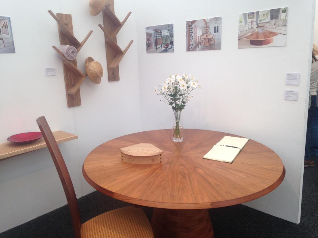 SalisCraftFest's tweet photo. Matthew Burt Ltd is about to start a talk in the Makers Talk Tent about his furniture #SalisburyCraftFest http://t.co/q1fmwTYW2B