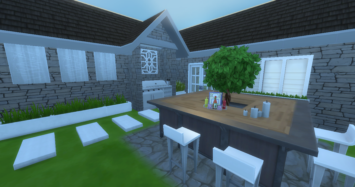 ChainSim's tweet photo. Showcase Ideas - Greenery BBQ #Sims4 #ChainSim @TheSimCommunity http://t.co/hNdKD4sDLT
