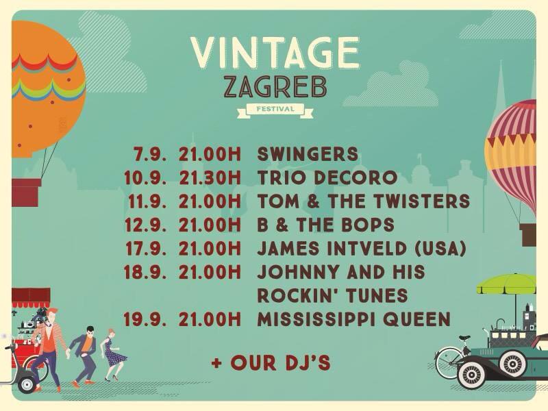 Pepermint5's tweet photo. Izašao je i službeni program #VintageZagreb. Mi se jedva čekamo vratiti u prošlost uz ove super bendove, a vi? http://t.co/2KPHfod7CO