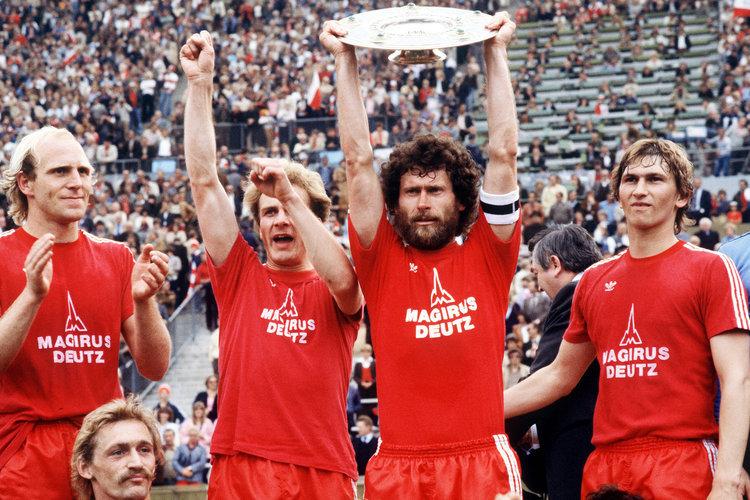 Happy birthday Paul Breitner! celebrating the Bundesliga title in 1980, 1st title since 1974. 