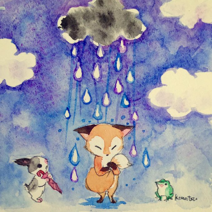 「雨」のTwitter画像/イラスト(古い順｜RT&Fav:50)