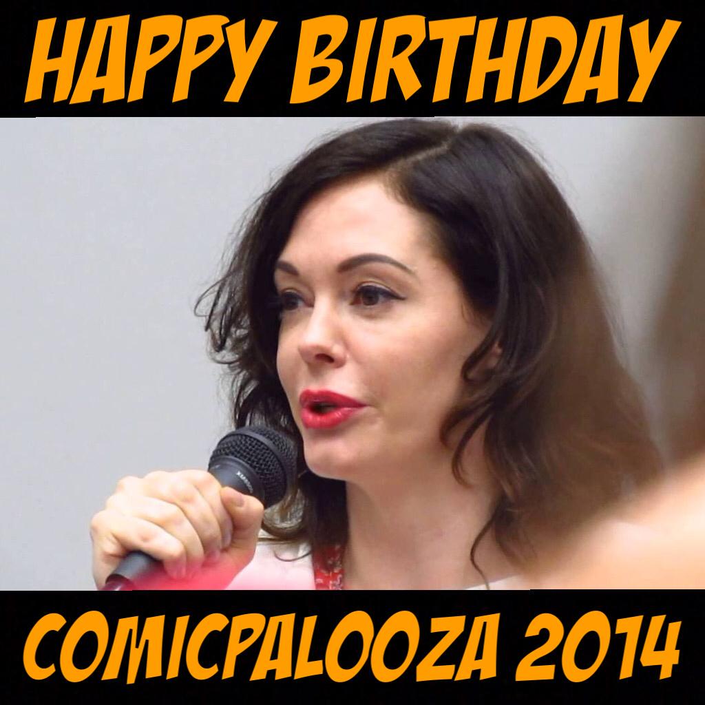 Happy birthday to our 2014 guest Rose McGowan 