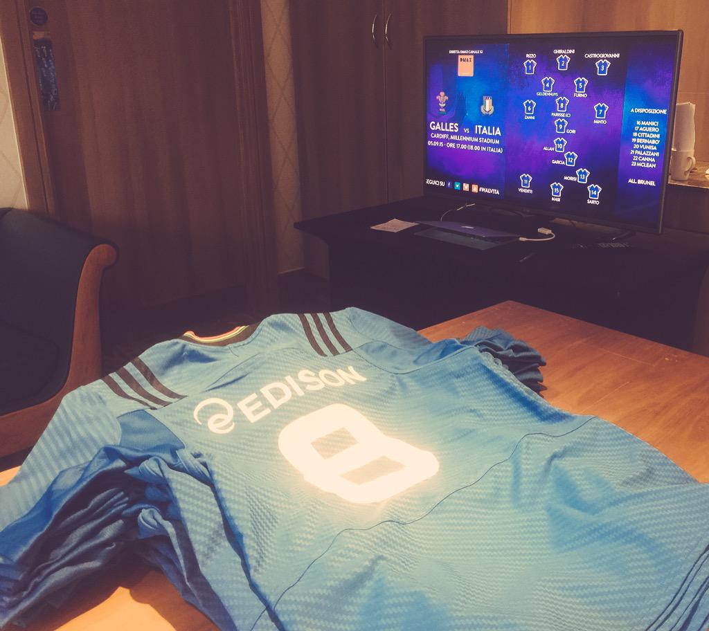 Italrugby (@federugby) on Twitter photo Maglie #Italrugby pronte, alle 17.50 diretta <a href="/dmaxitalia/">dmaxitalia</a> #WALvITA! #RT per supportare <a href="/sergioparisse/">sergio parisse</a>&compagni Maglie #Italrugby pronte, alle 17.50 diretta <a href="/dmaxitalia/">dmaxitalia</a> #WALvITA! #RT per supportare <a href="/sergioparisse/">sergio parisse</a>&compagni
