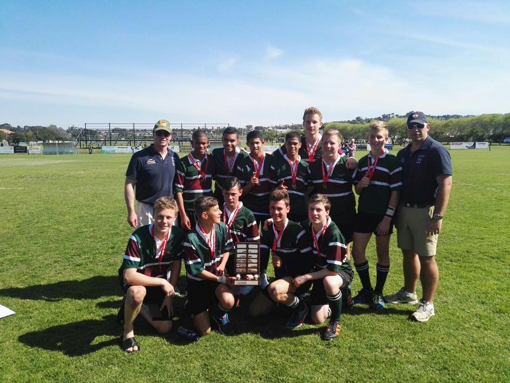 HSStrandSport's tweet image. Strand se o14 7s span wen Plaat finaal van Durbanville 7s toernooi.
Strand 50-14 Belville
#Arendtrots