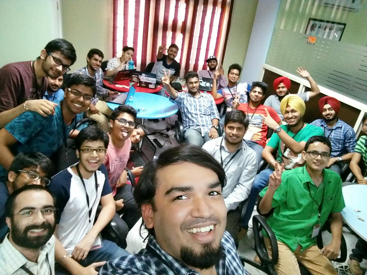 _handover's tweet image. Chilling out #HackInPunjab