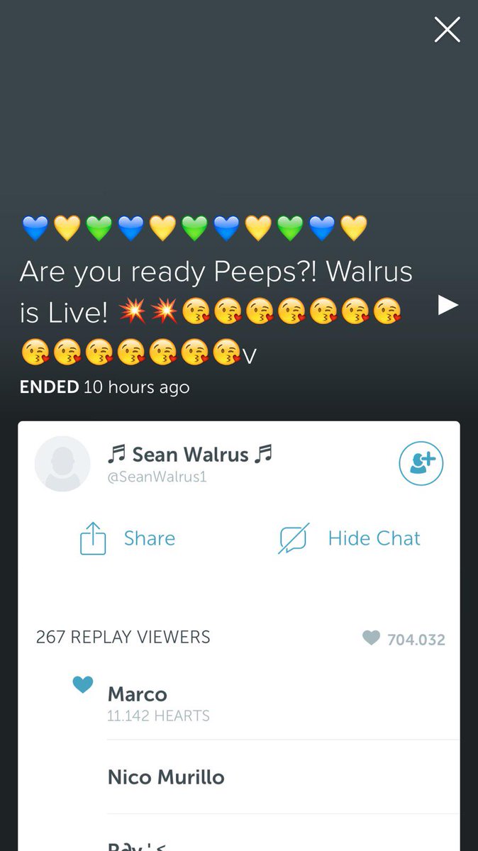 Heart Cheaters like <a href="/SeanWalrus1/">Sean Walrus</a> are destroying Periscope. PLEASE HELP! <a href="/MatthewSantoro/">MatthewSantoro</a> <a href="/BreeOlson/">Bree Olson</a> <a href="/SuicideGirls/">SuicideGirls</a>