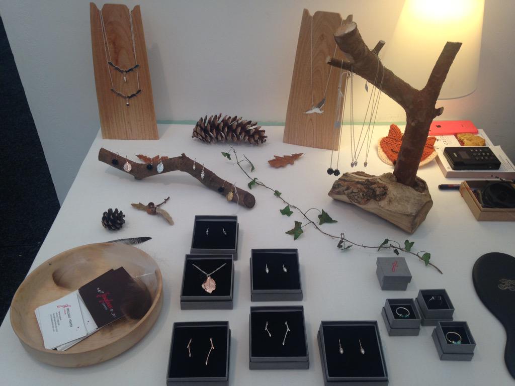 SalisCraftFest's tweet photo. @FoxglovesLondon working hard making lovely jewellery on stand C4 #SalisburyCraftFest http://t.co/U7vMSds4BE