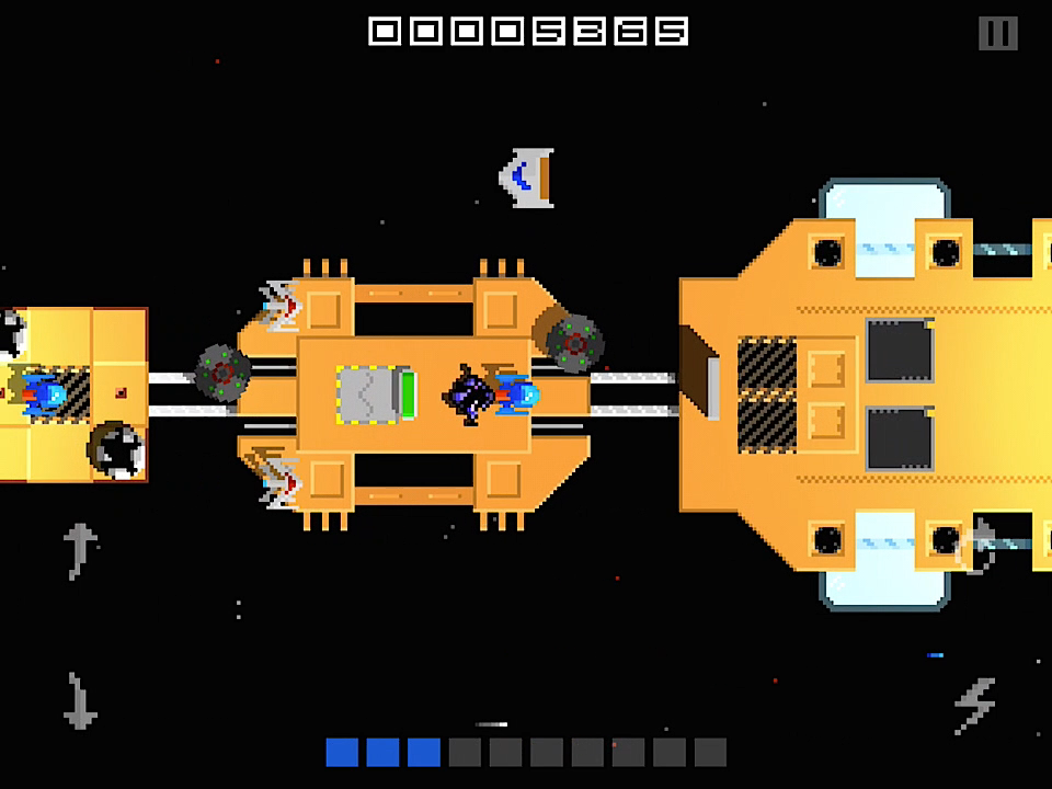 four5sixpixel's tweet photo. @indiegamemag Hyper Sentinel for #iOS coming this Winter!

#screenshotsaturday #retro #indiegamedev http://t.co/4EGo8ZQEZe