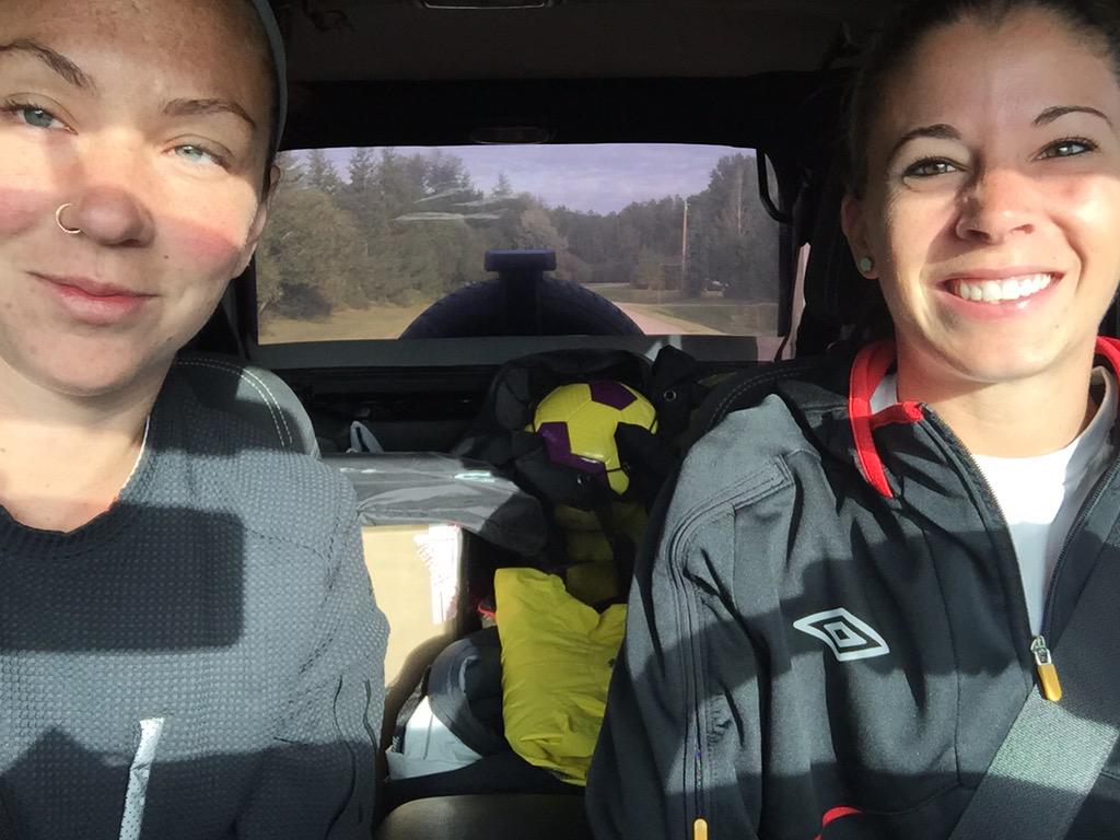 ClubMoscato's tweet image. On our way 2 @LabbeKeeperCamp back in "Bruce" the Jeep, not 4 exploring the Mountains but for a little camp action!