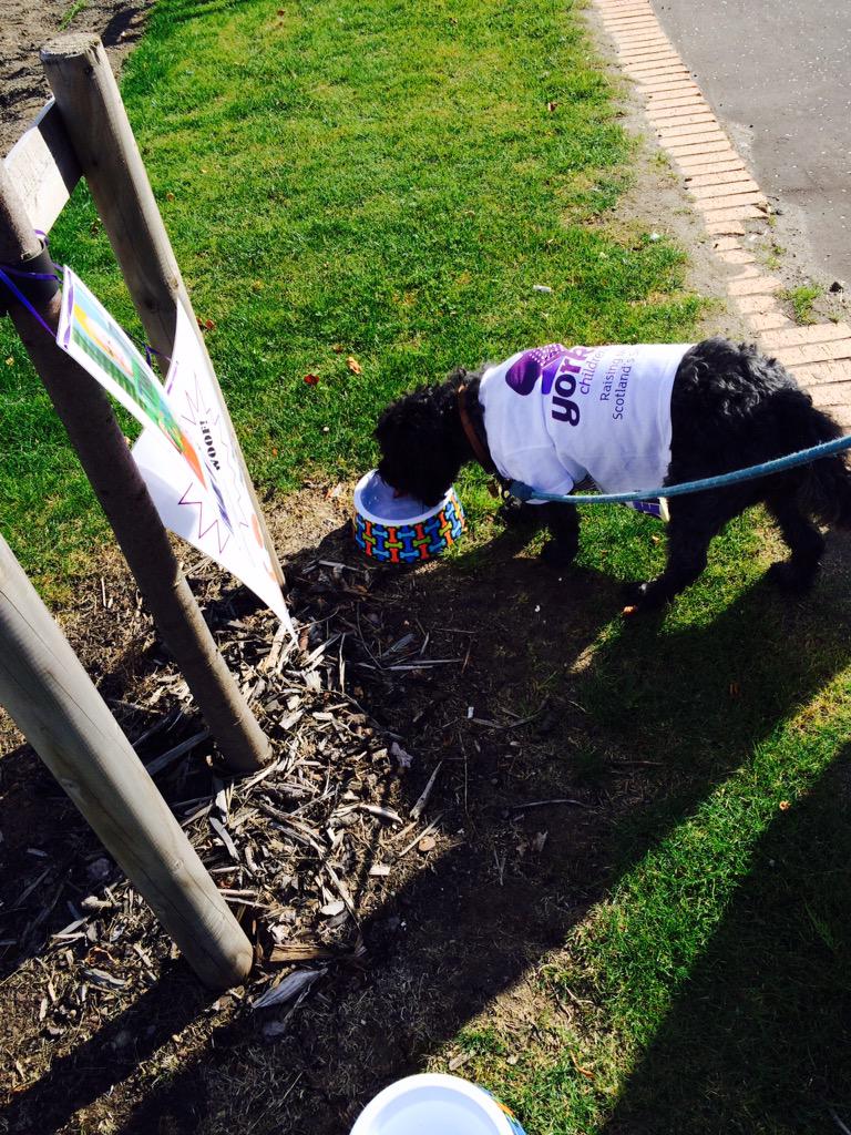 Team <a href="/premierinn/">Premier Inn</a> Glasgow keeping walkers refreshed for <a href="/yorkhillcharity/">Stephen Stark</a> 10k walk today