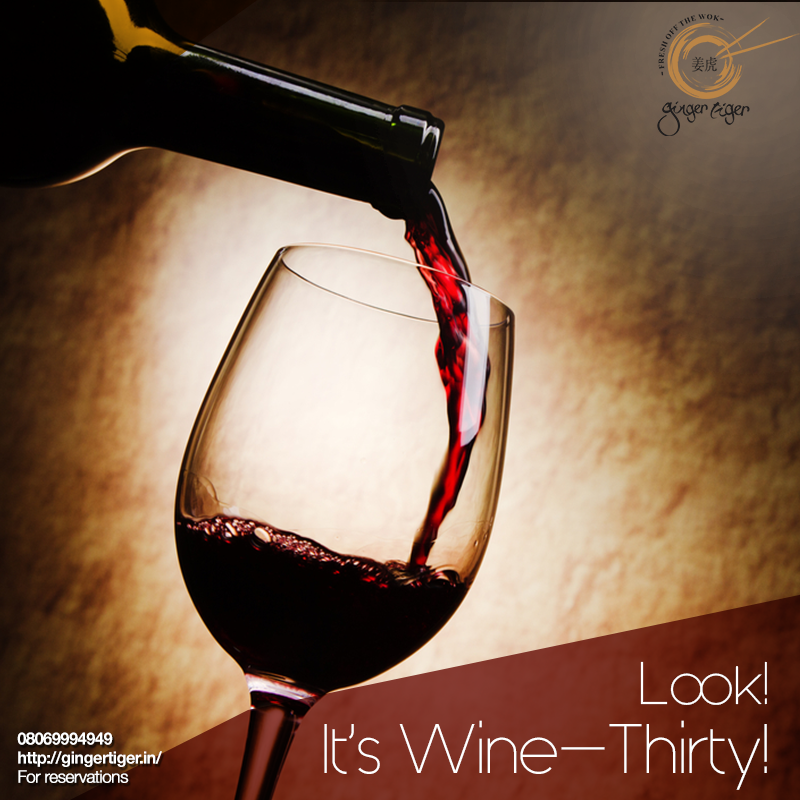 GingerTigerInd's tweet photo. Itβs time for a weekend of fine dining and w(h)ining! Only at #GingerTiger: http://t.co/uNksl8xAk3 #CocktailoClock http://t.co/O6nXYK4nE3