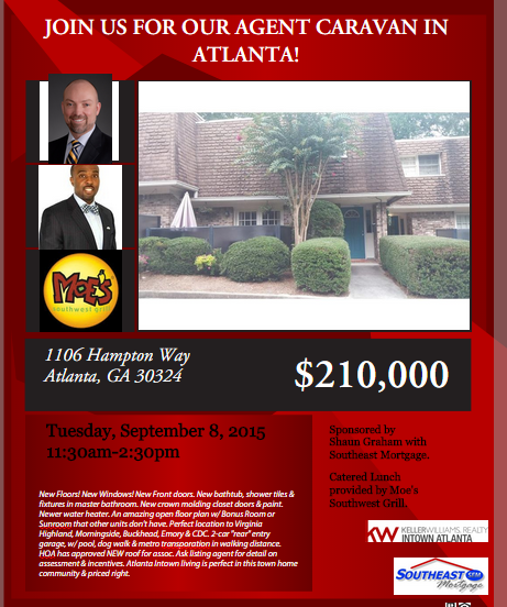 RodneyCamren's tweet photo. 1106 Hampton Way, Atlanta, GA 30324. September 8, 2015 11:30am-2:30pm. #rodneycamren #agentcaravan http://t.co/PU43vDZmXr
