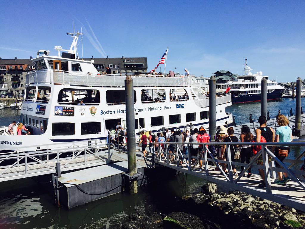 MCPHS_CAB's tweet photo. We're going to the Boston Harbor Island today! Ready to board! http://t.co/PI2eKGaHpH