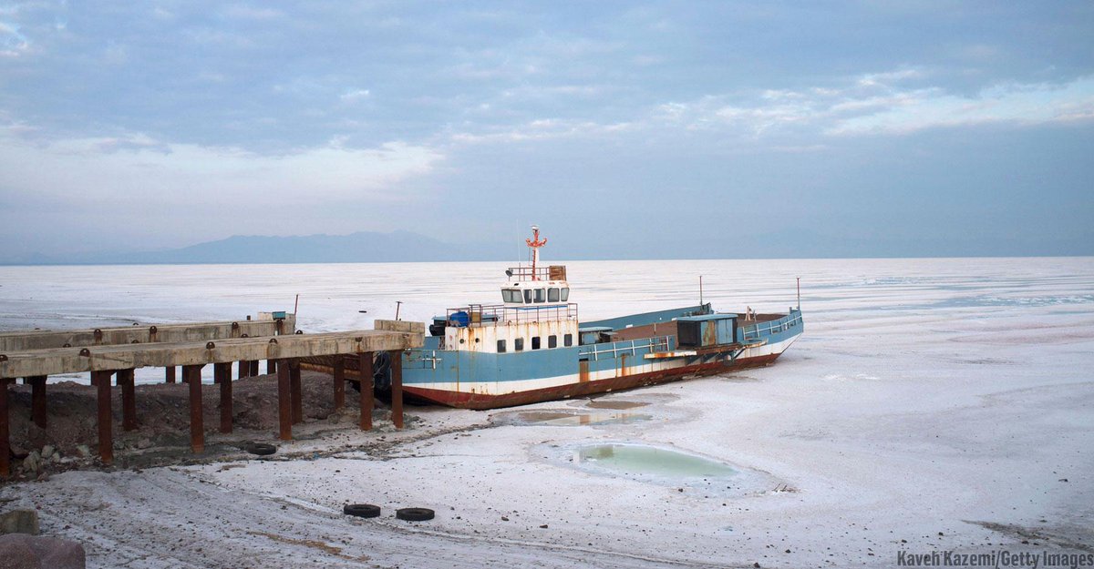 Discovery's tweet photo. To save Lake Urmia, Iran is undertaking its most expensive environmental project ever >> http://t.co/EyGn8H9hXM http://t.co/9u5FLuJDI5