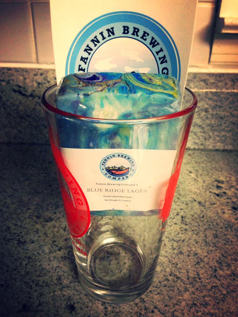 This <a href="/fanninbrewing/">Tom</a> #blueridgelager is a little bitter but real clean tasting...