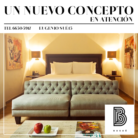 HotelBusue's tweet photo. Busué, un nuevo concepto en atención. http://t.co/6LV24VALDW