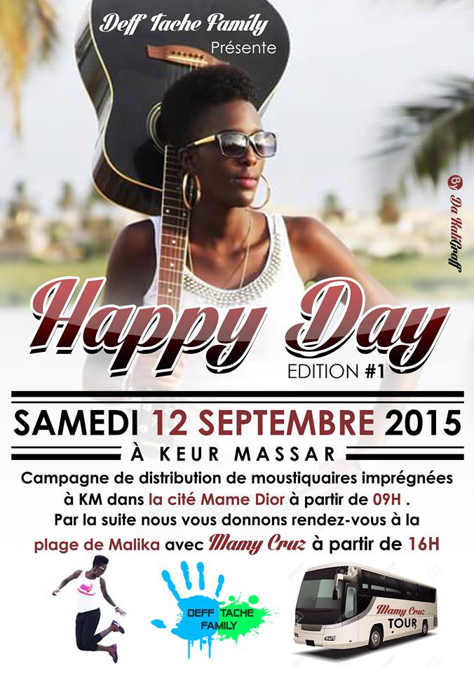 Musique et Action sociale 
Rv samedi12 Sep à KM
#Tewaalsagoox #Stoppaludisme #Keurmassar
#Defftachefamily #Mamycruz