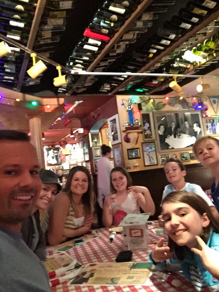 ChrisLBarksdale's tweet photo. Enjoying a little Buca with the fam in Indy #bucalove #Indy #ItalianBaby #AudienceWithPope #digIN2015 http://t.co/C3zEMf9GyJ