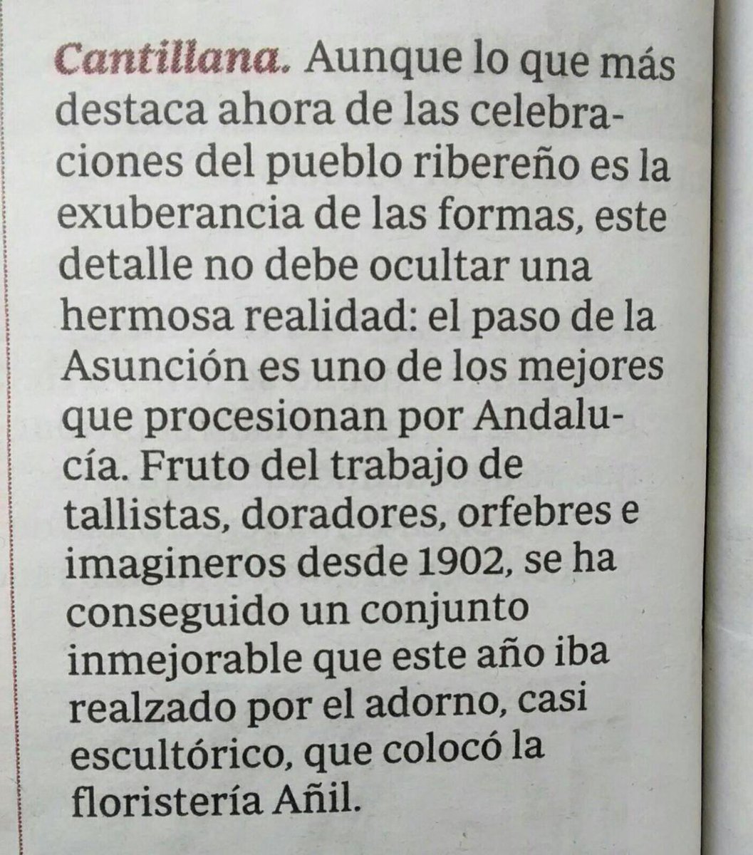 Moredemorejon's tweet photo. Si han leído bien, "...de los mejores que procesionan por Andalucía." http://t.co/l0rNQA2si5