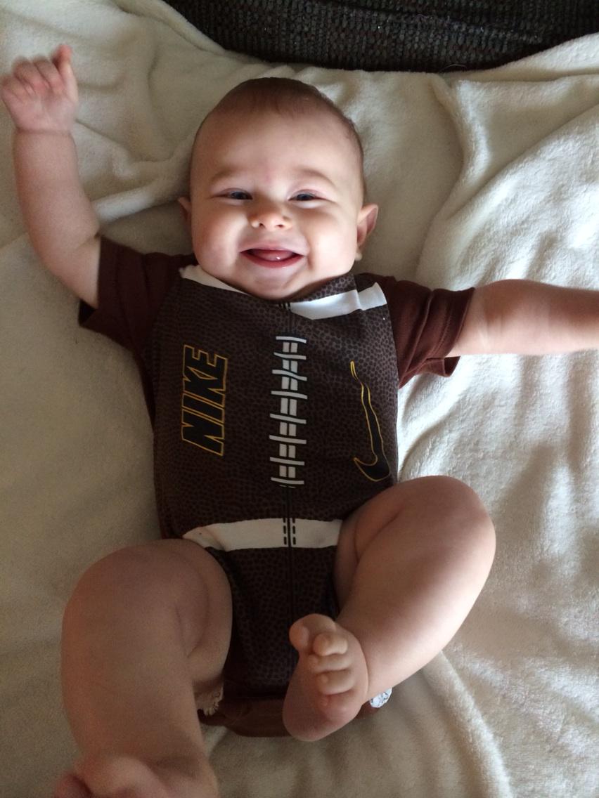 Grayson is ready for some beaver football!!