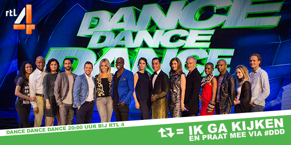 Het aftellen is begonnen! Nog een kwartier! RETWEET als jij klaar zit voor Dance Dance Dance! #DDD