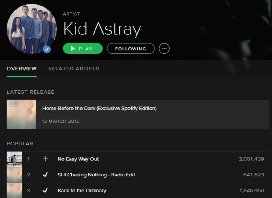 WHOOP! #NoEasyWayOut just hit 2 million streams on <a href="/Spotify/">Spotify</a>! Thank you so so much! We love you all💚