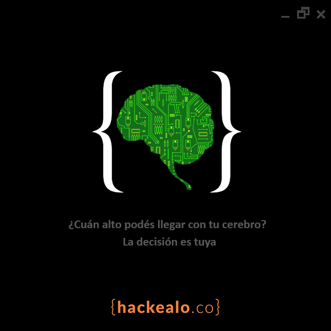 hackealoapp's tweet image. Pon en funcionamiento tu mente y obtén el empleo que quieres. #TúEliges #EnDevConCL