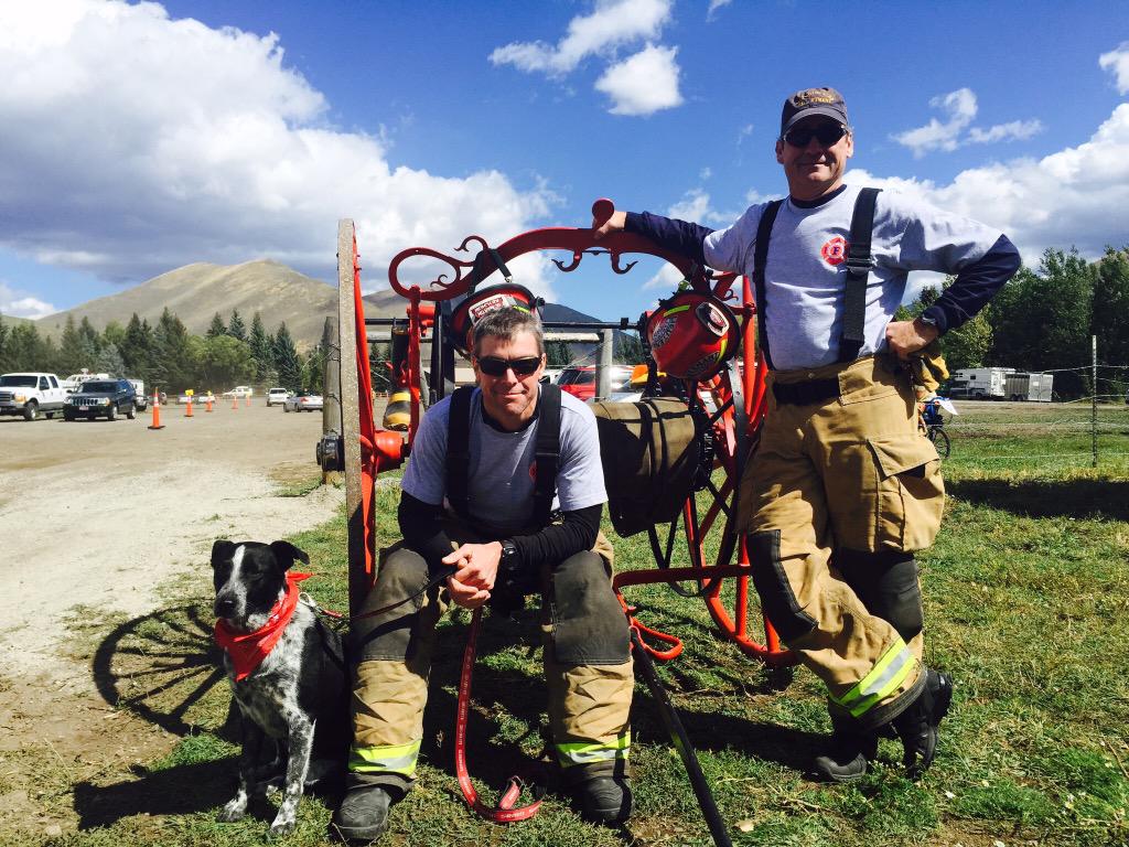 Line-up for Wagon Days parade includes <a href="/Ketchum_Idaho/">Ketchum, Idaho</a> Fire Dept and #DailyDiesel #RPI2015 #jointherusch