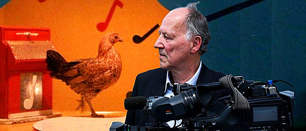 Today is Werner Herzog\s birthday, so here\s a clip where he talks about stupid chickens
 