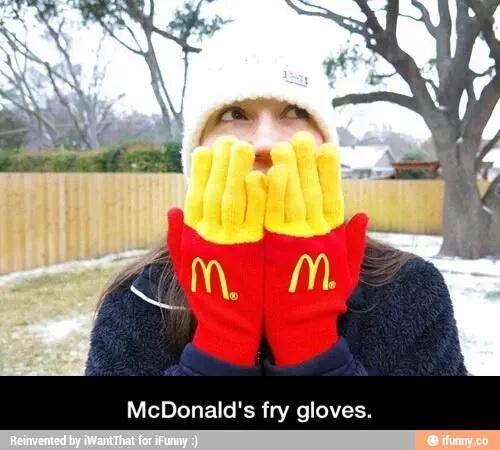 GordoHelio's tweet image. #YouKnowSummersOverWhen the McDonalds gloves come out...