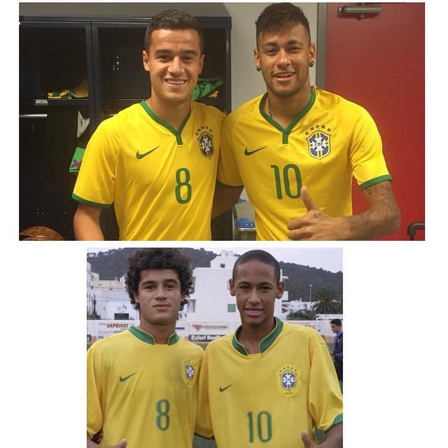 نيمار وكوتينيو بين الماضي و الحاضر