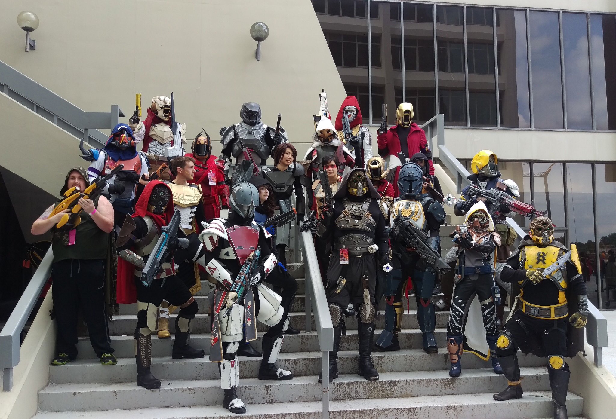 Bungie: Guardian Cosplay group shot straight outta Dragon Con. http://t.co/...